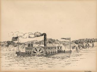 Steamer "Maid of the Mist", 1854 (Niagara River)