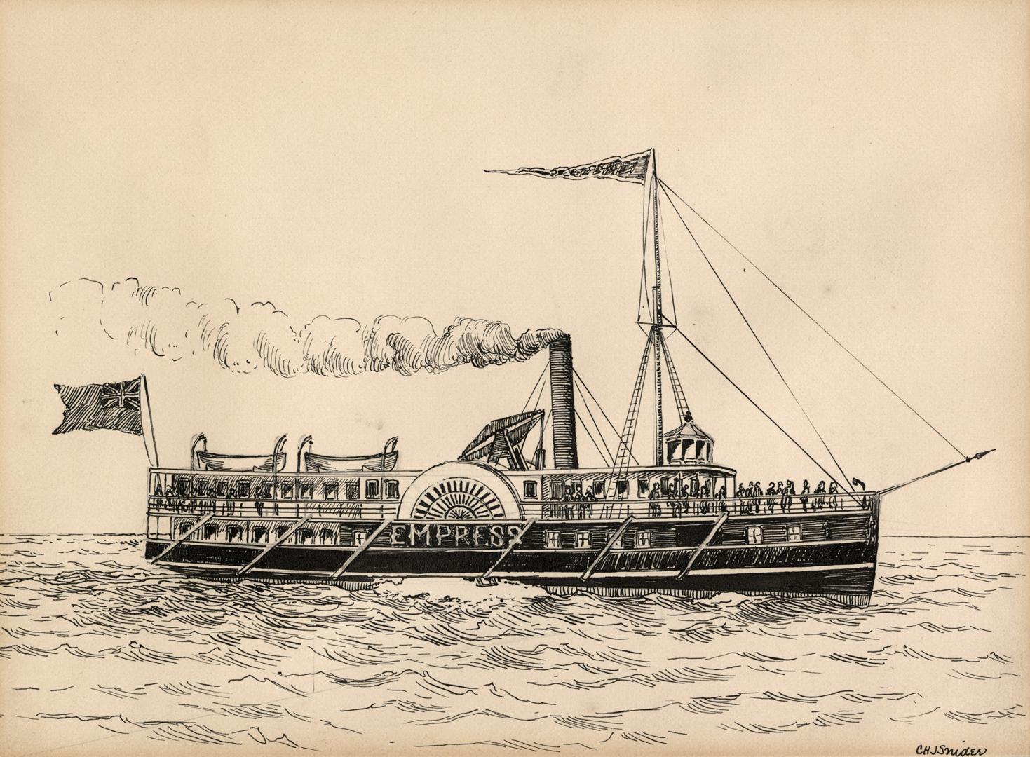 Steamer "New Era", 1849-64; "Empress", 1864-68 (St. Lawrence River)