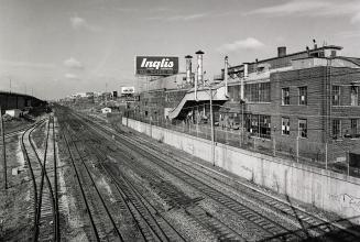 South facades of Inglis plant, looking west from Strachan Avenue overpass