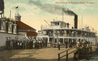 Boat landing at Hanlan's Point, Toronto