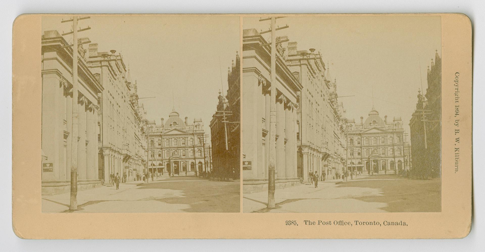 Pictures show a Victorian building with four stories at the top of a city street