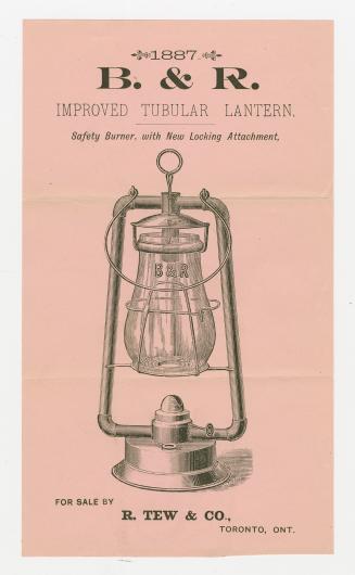 Illustration of a tubular lantern