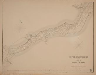 Plans of the River St. Lawrence above Québec sheet III Batiscan to Lake St. Peter