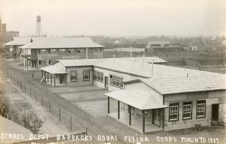 Stores depot barracks Royal Flying Corps, Toronto, 1917