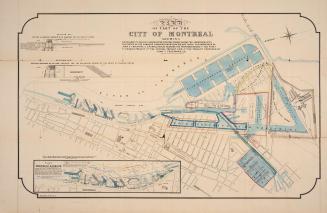 Map of part of the city of Montréal shewing …