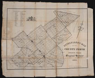 Sutherland's map of the County of Perth drawn from original surveys 
