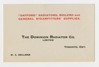 "Safford" radiators, boilers and general steamfitters' supplies