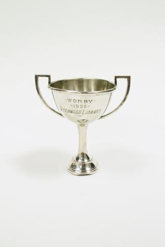 A silver cup.