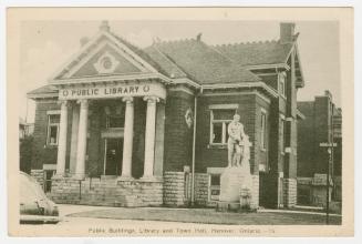 Picture of two storey library building.