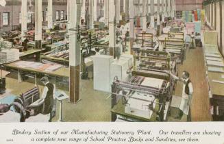 Picture of stationary manufacturing plant.