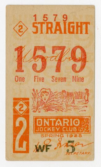 Ontario Jockey Club Spring 1925