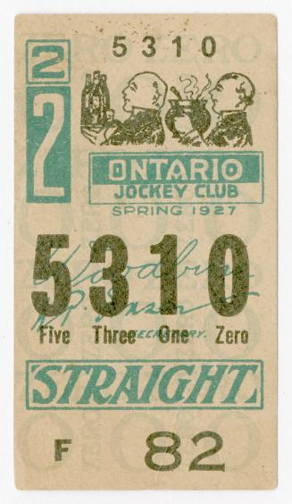Ontario Jockey Club Spring 1927
