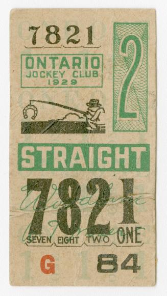 Ontario Jockey Club 1929