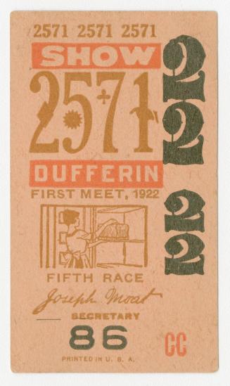 Dufferin first meet, 1922