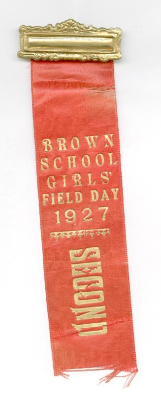 Brown School Girls' field day 1927 second 