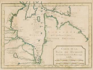 Carte de la baye de Hudson