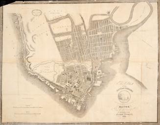 This plan of the city of Québec is respectfully inscribed to the mayor R.E. Caron, Esq. 