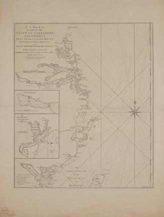 A chart of part of the coast of Labrador from the straights of Bell Isle to Cape Bluff