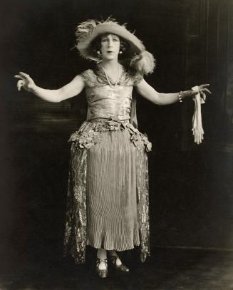 Black and white photograph of Arthur Holland in costume.