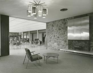 Picture of interior of library branch.