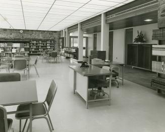 Picture of interior of library branch.