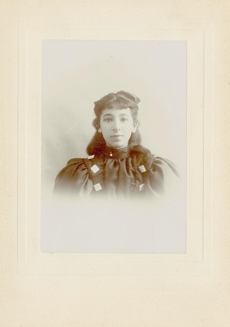 Black and white photograph of Helen Amelia (Watkins) Yancey