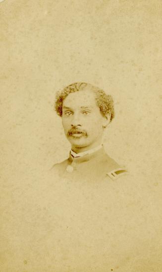 Black and white photograph of Anderson Ruffin Abbott in uniform, head and shoulders 