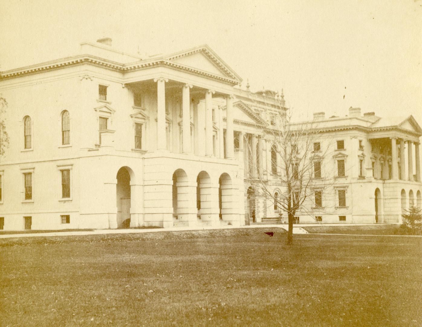 OSGOODE HALL, Queen Street West, northeast corner University Avenue