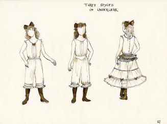 Costume design by Martha Mann : 1994 Theatre Calgary production of Anne of Green Gables : Three ...