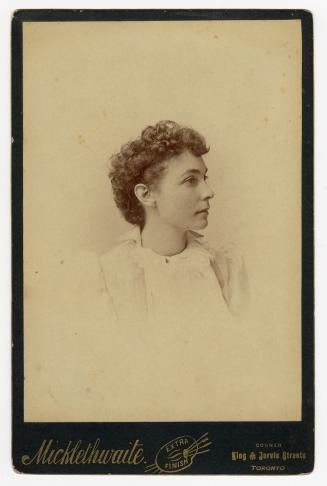 Abbott family photograph album. 09. Unidentified woman