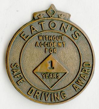 Eaton's safe driving award