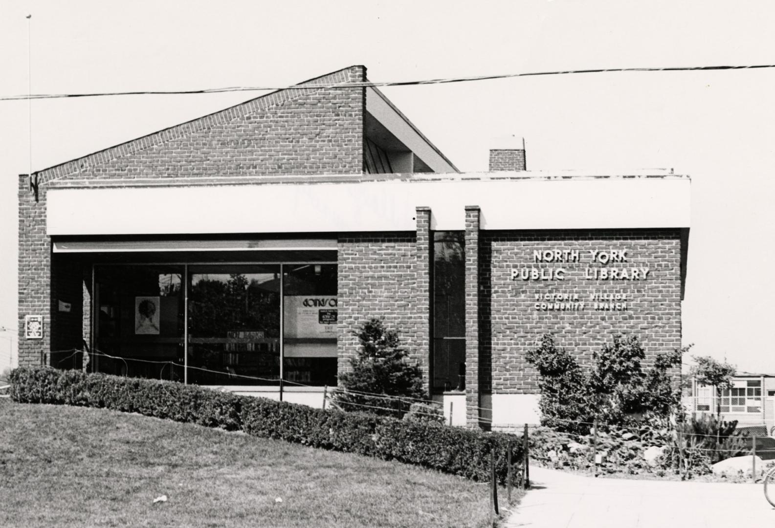 Picture of small library building. 