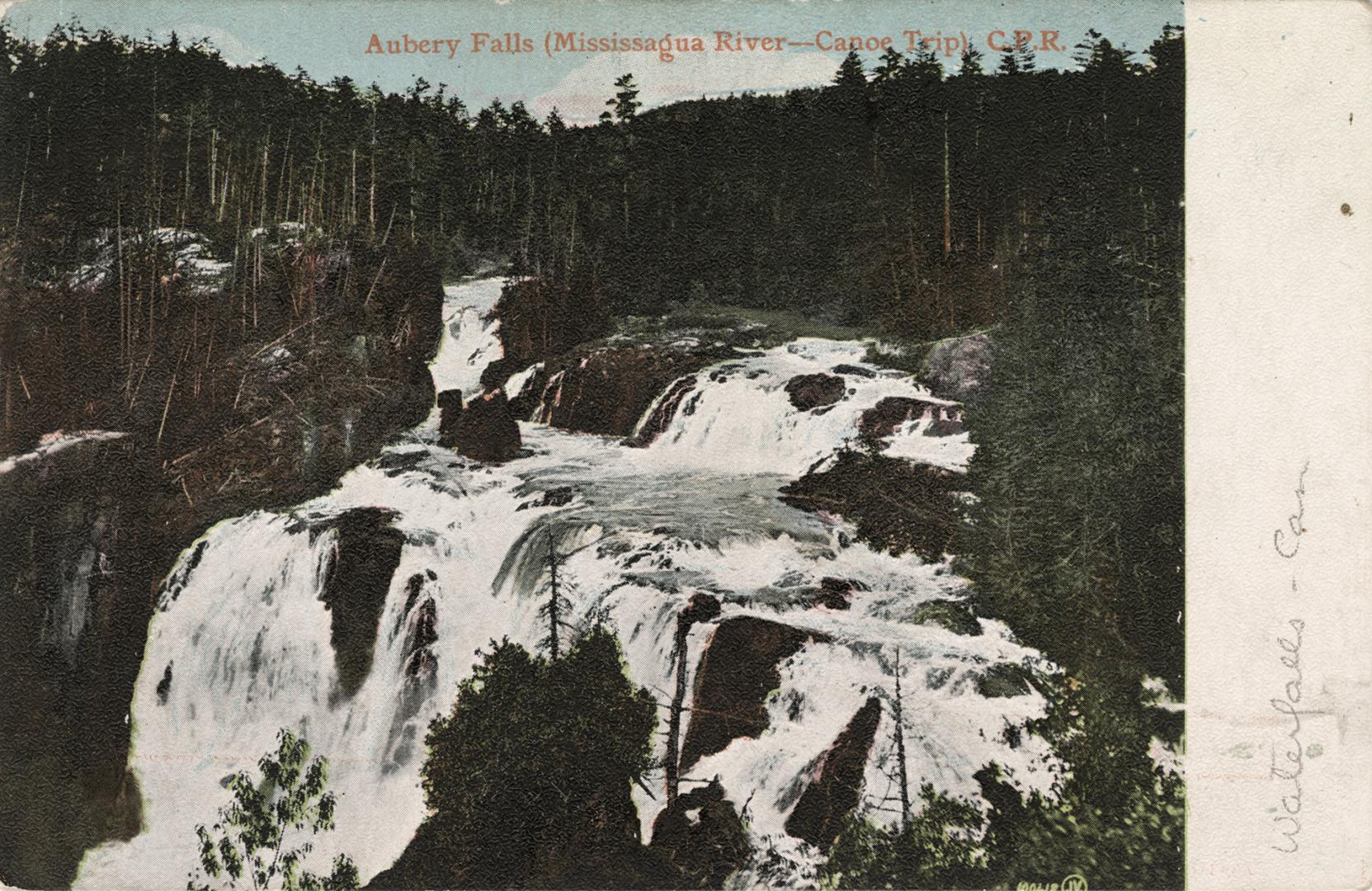 Photograph of a waterfall.