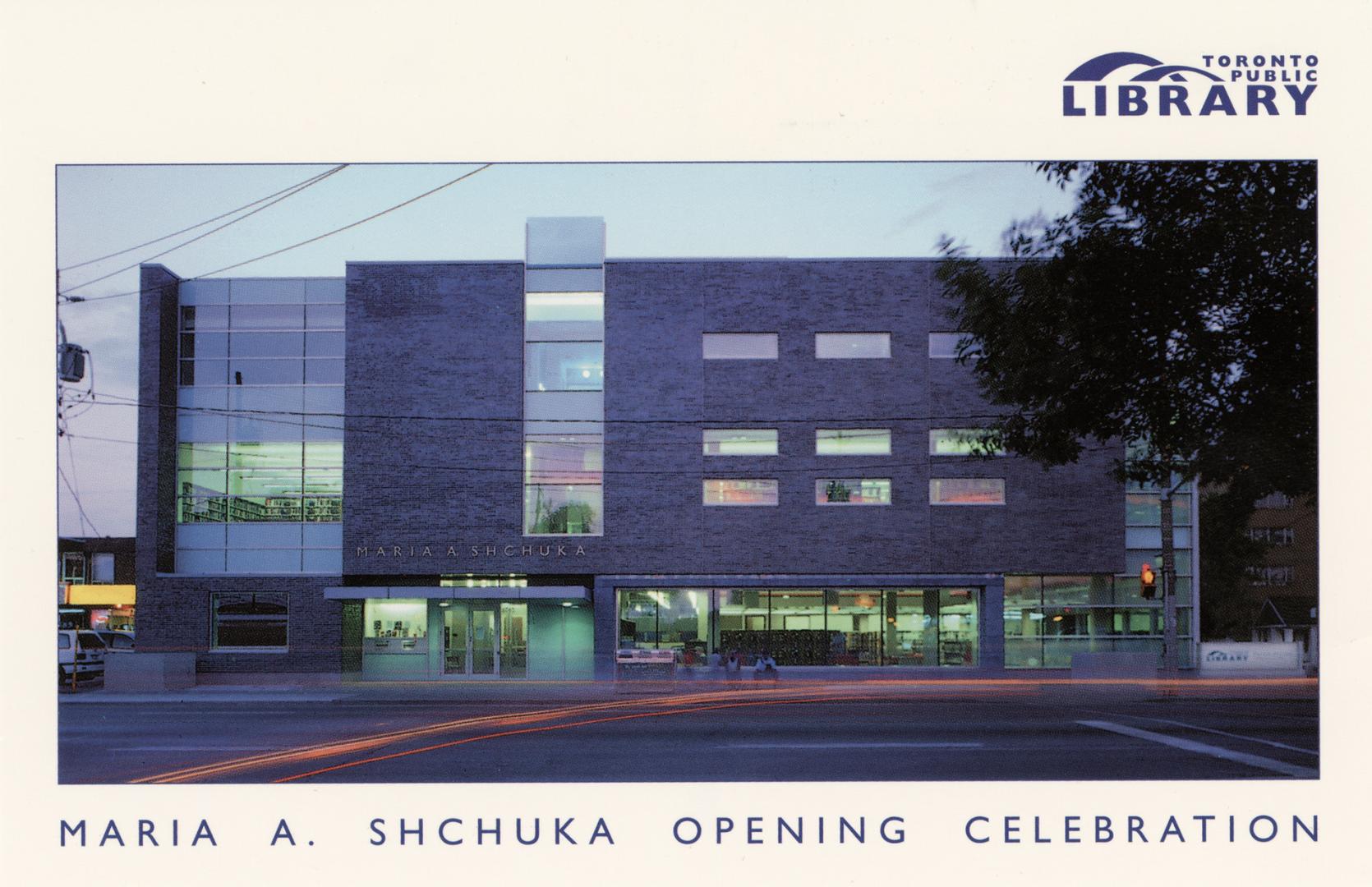 Picture of three storey brick library building.