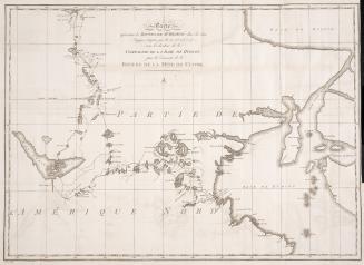 Carte representant les routes de Mr. Hearne dans les deux voyages entrepris par lui en 1770, 1771, et 1772, sous la direction de la Compagnie de la Baie de Hudson, pour la decouverte de la Rivière de la mine de cuivre 
