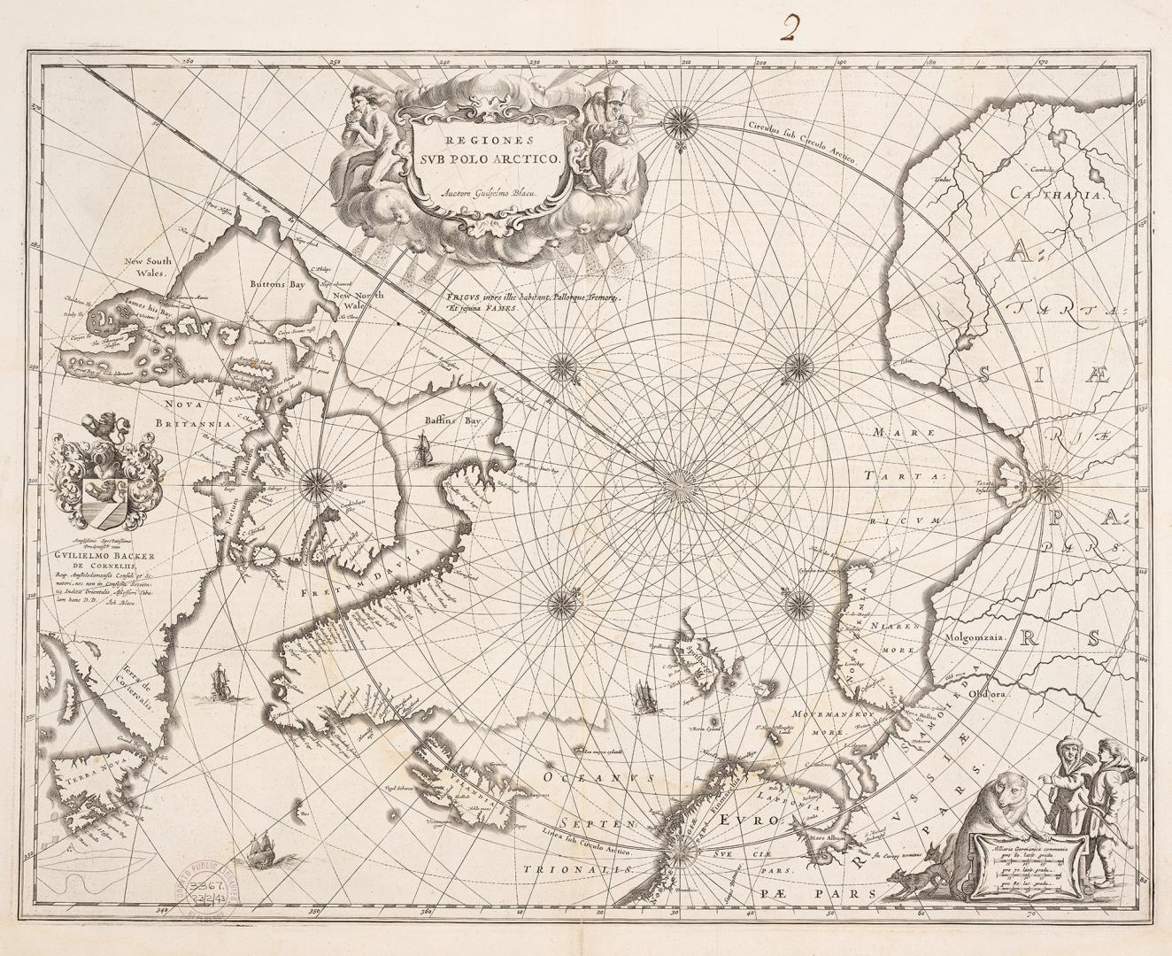 Regiones sub polo Arctico 1642