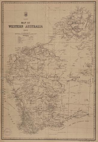Map of Western Australia 