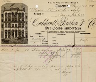 Receipt of customer John Lauder Esq. Part of Morris Norman donation of business papers, 2002