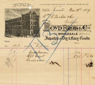 Receipt of customer John Lauder Esq. Part of Morris Norman donation of business papers, 2002. 