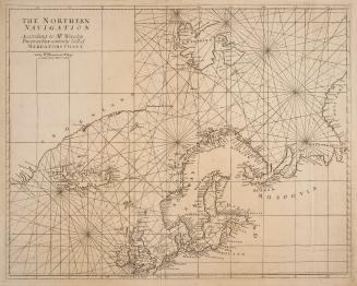 The Northern navigation according to Mr. Wrights projection, commonly called Mercators chart