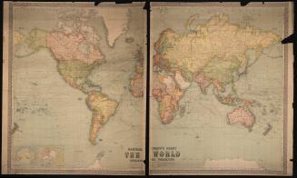 Bartholomew's chart of the world on Mercator's projection 
