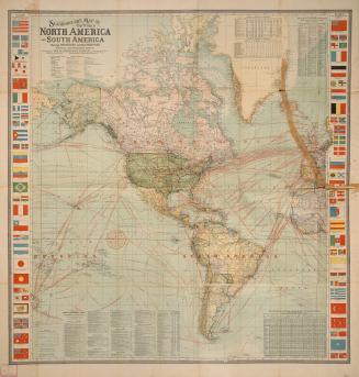 portraits of principal rulers of the world bordering the map of Europe, Asia, Africa and Austra…
