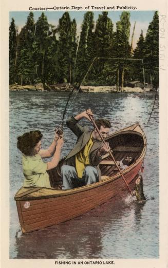 Fishing in an Ontario lake