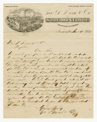 Geo D. Morse & Co. Soap, Candle & Lard Oil. Manufacturers.