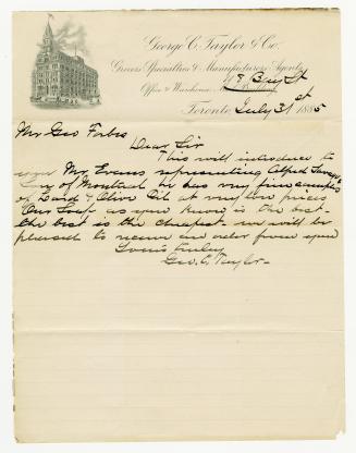 George C. Taylor & Co. Grocers Specialties & Manufacturers Agents.