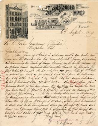 Office of the Gray & Harold Mfg Co.