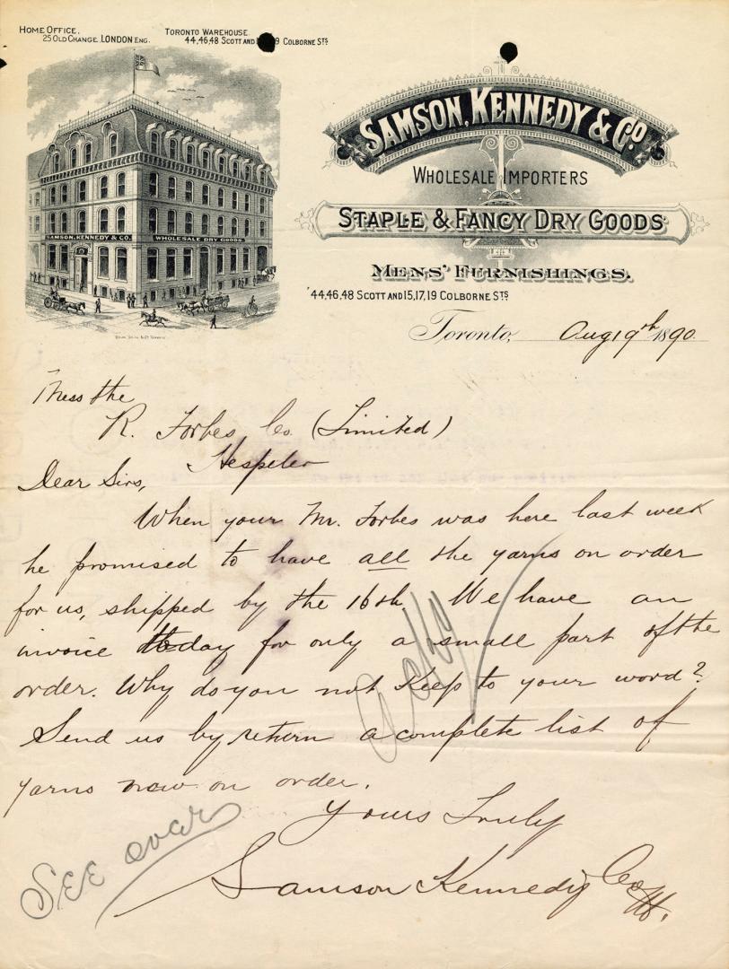 Samson, Kennedy & Co. Wholesale Importers