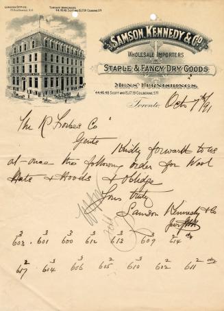 Samson, Kennedy & Co. Wholesale Importers