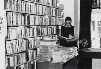 Miss Madeleine Morton, head of the Spaced-Out Library, 566 Palmerston Avenue 