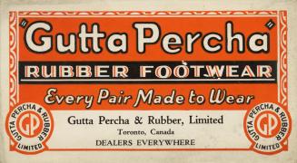 “Gutta Percha” Rubber Footwear